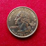 United States (USA) 1/4 Dollar Washington Quarter Oklahoma 2008   (P - Mint of Philadelphia)