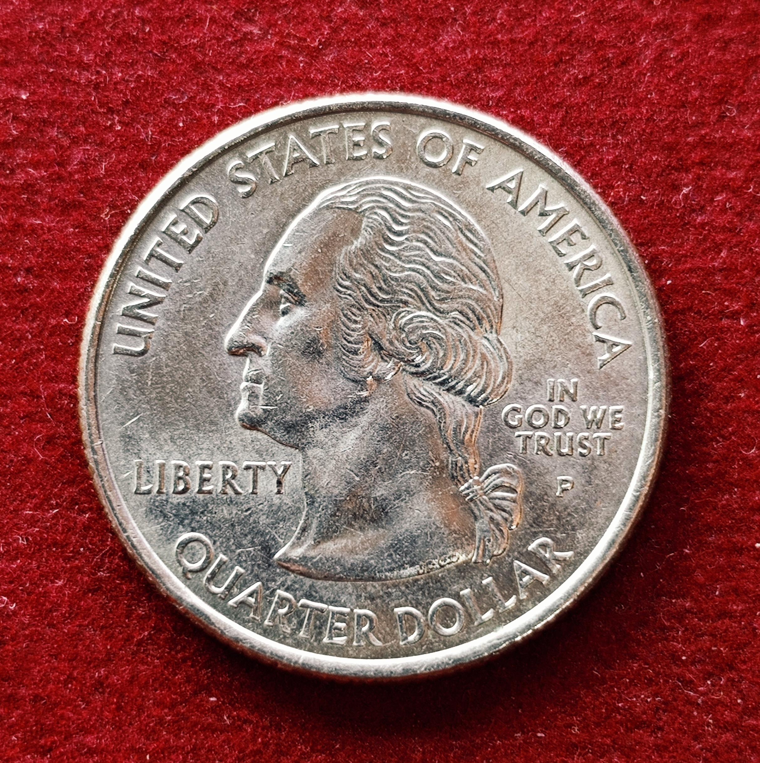 United States (USA) 1/4 Dollar "Washington Quarter" Oregon 2005 Commemorative Coin