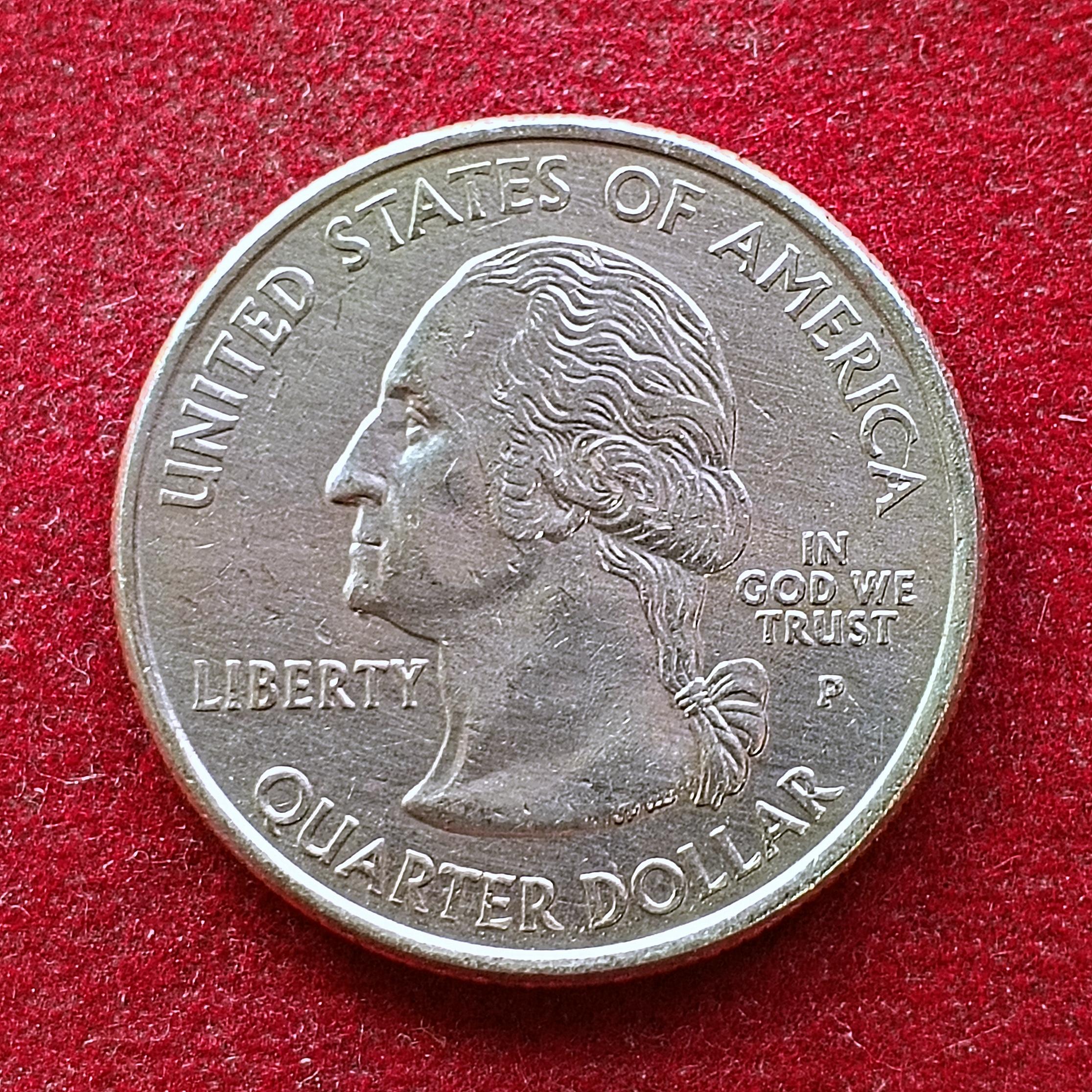 United States (USA) 1/4 Dollar "Washington Quarter" Oregon 2005 Commemorative Coin