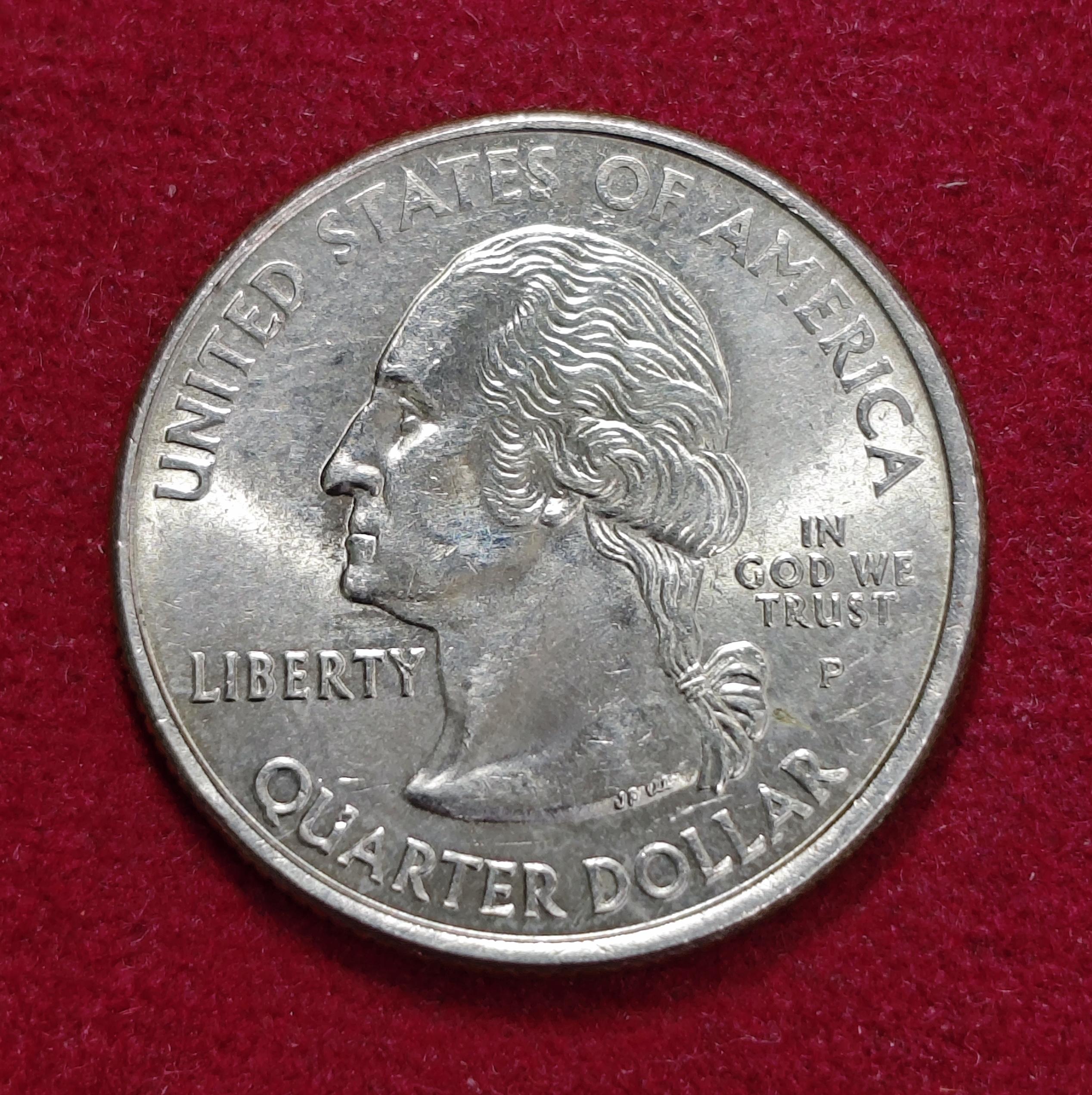 United States (USA) 1/4 Dollar "Washington Quarter" Oregon 2005 Commemorative Coin