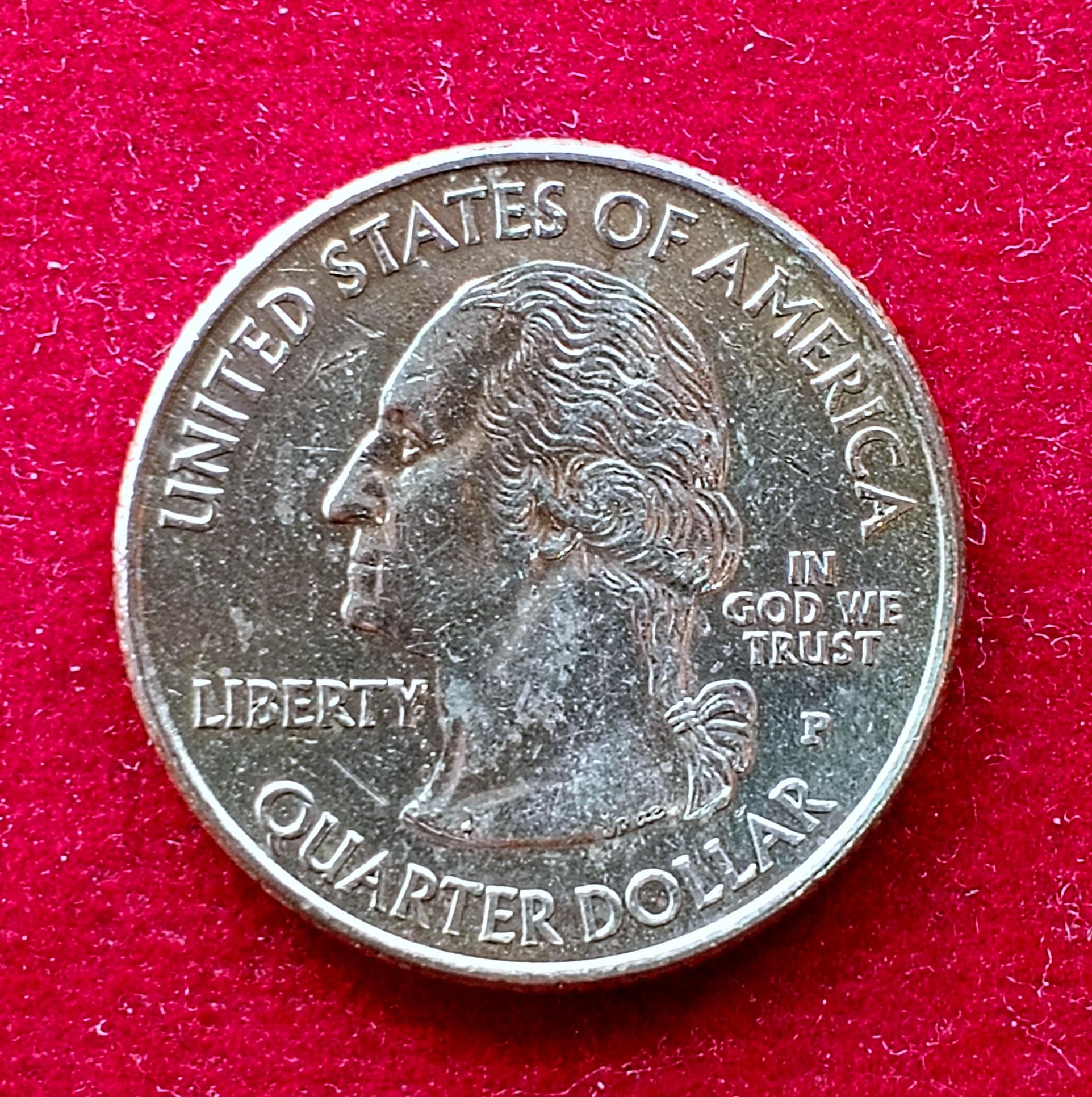 United States (USA) 1/4 Dollar "Washington Quarter" Oregon 2005 Commemorative Coin