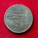 United States (USA) 1/4 Dollar "Washington Quarter" Oregon 2005 Commemorative Coin