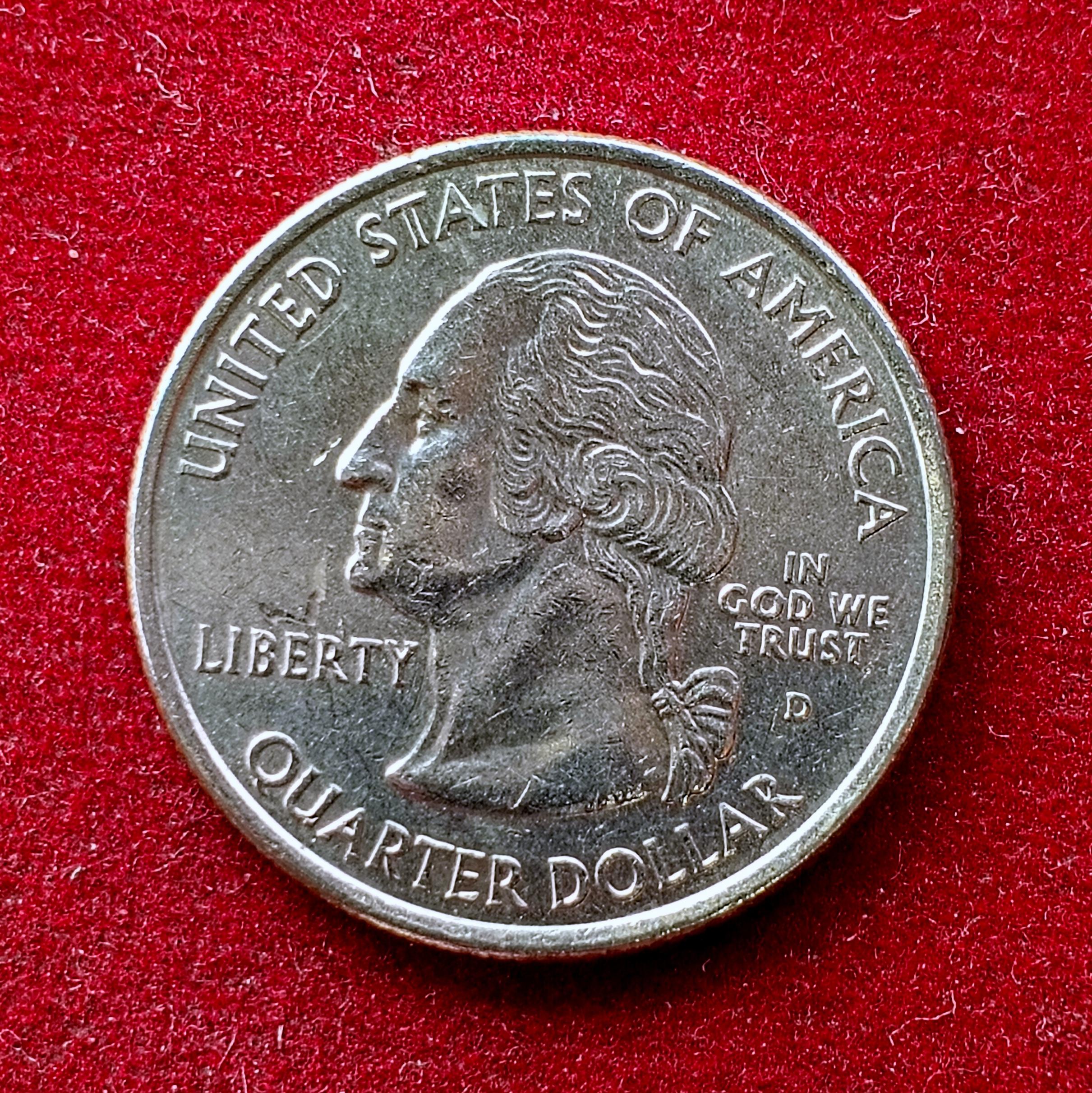 United States (USA) 1/4 Dollar "Washington Quarter" Oregon 2005 Commemorative Coin