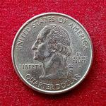 United States (USA) 1/4 Dollar Washington Quarter Rhode Island 2001 Coin (P - Mint of Philadelphia)