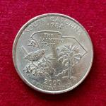 United States (USA) 1/4 Dollar "Washington Quarter" South Carolina 2000 Coin