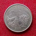 United States (USA) 1/4 Dollar "Washington Quarter" South Carolina 2000 Coin
