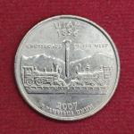 United States (USA) 1/4 Dollar Washington Quarter Utah 2007 Coin   (D - Mint of Denver)