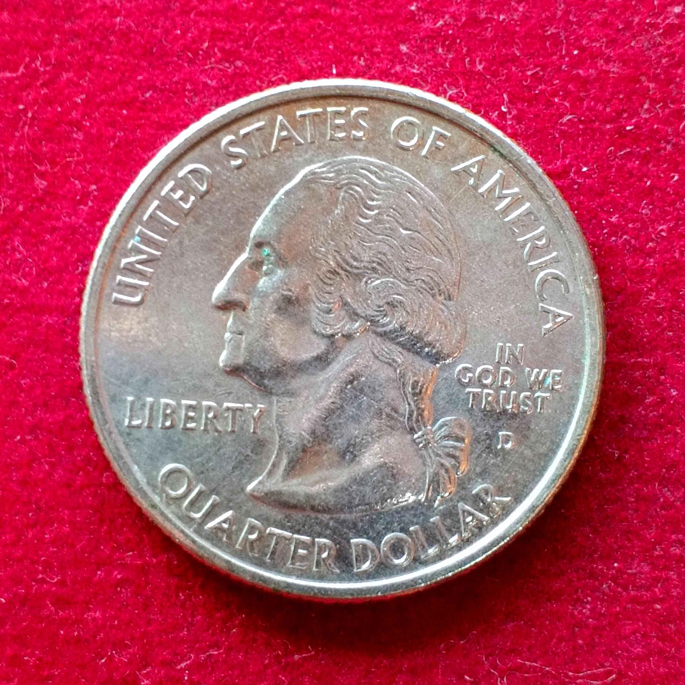 United States (USA) 1/4  Dollar “Washington Quarter” Virginia 2000 Coin