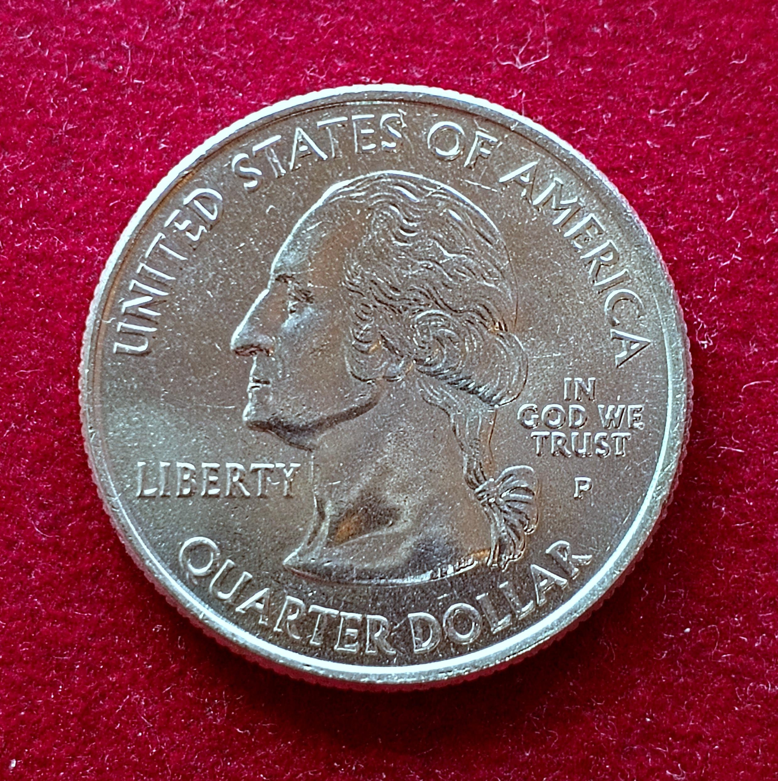 United States (USA) 1/4  Dollar “Washington Quarter” Virginia 2000 Coin