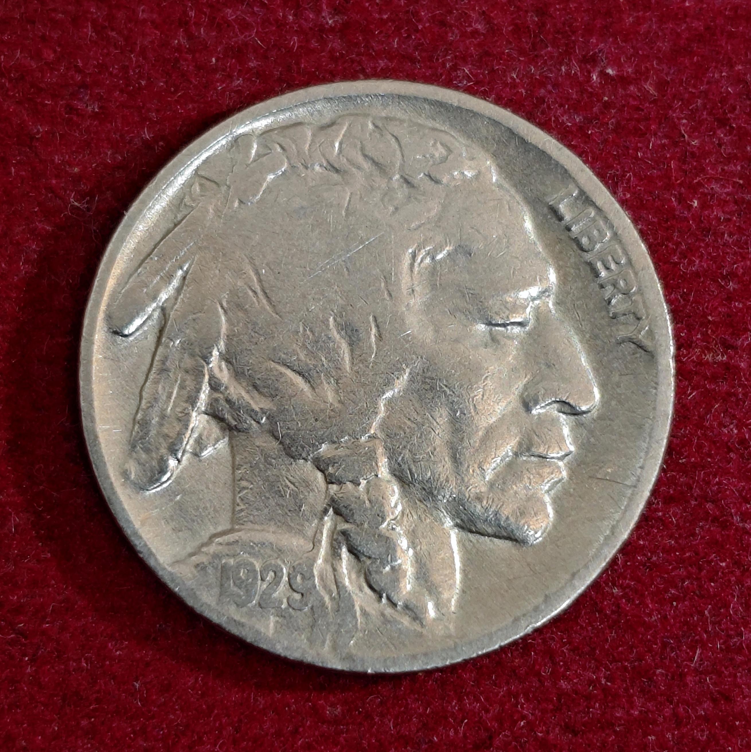 United States (USA) 5 Cents "Buffalo Nickel" 1929 Coin