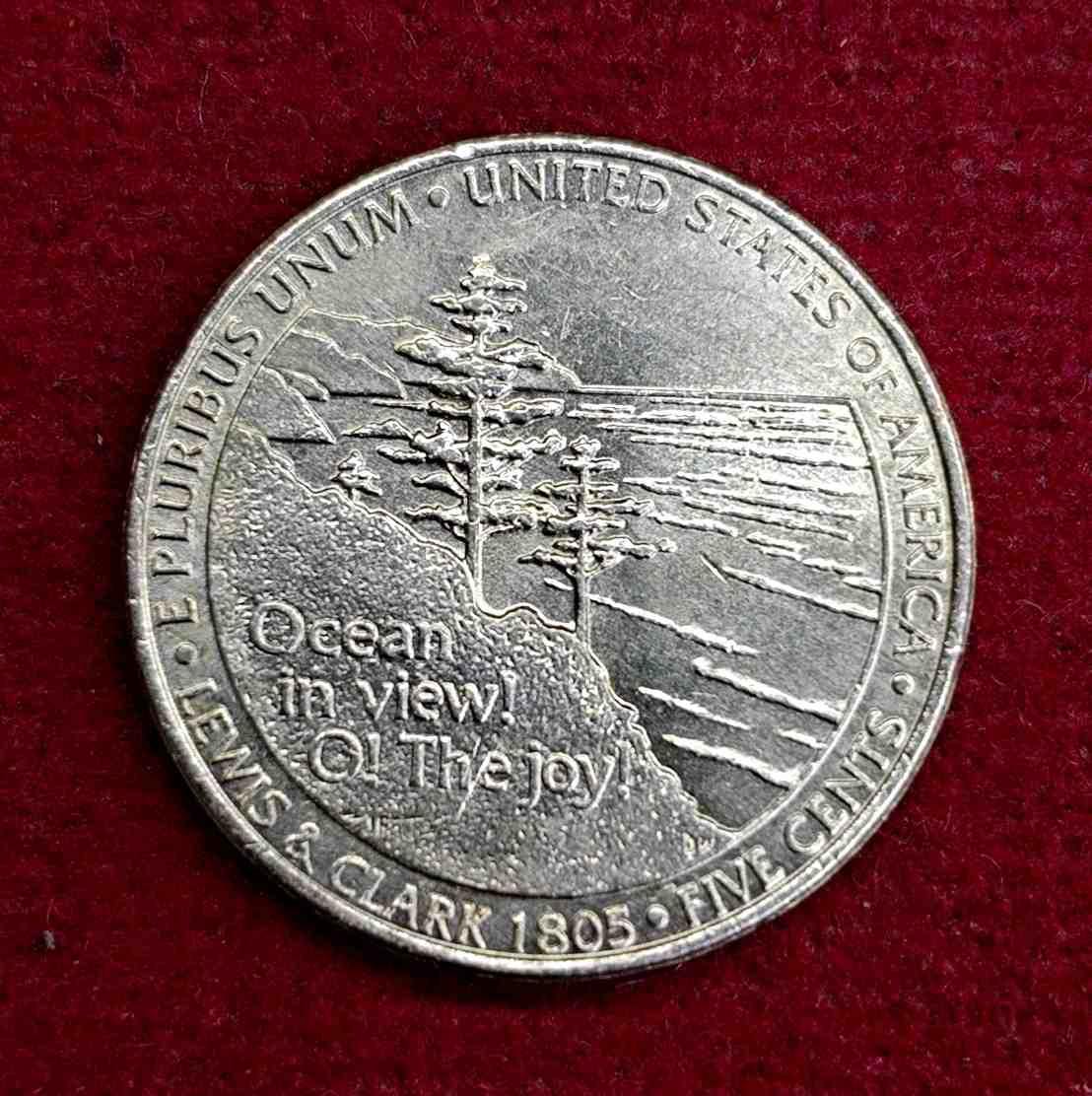 United States (USA) 5 Cents Jefferson Nicke Ocean View 2005 Commemorative Coin