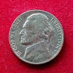 United States (USA) 5 Cents Jefferson Nickel 1974 Coin