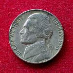 United States (USA) 5 Cents Jefferson Nickel 1976 Coin