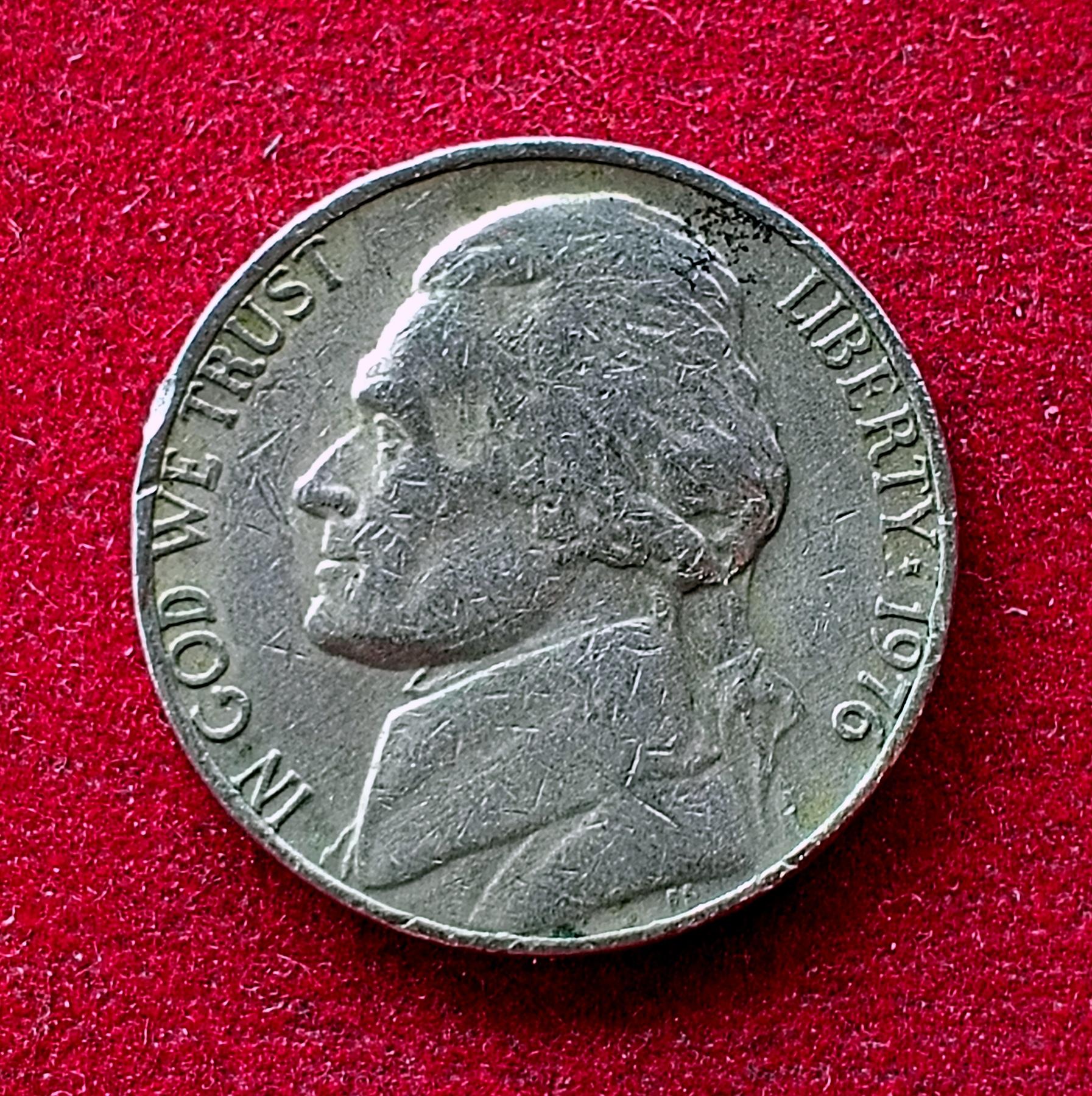 United States (USA) 5 Cents Jefferson Nickel 1976 Coin