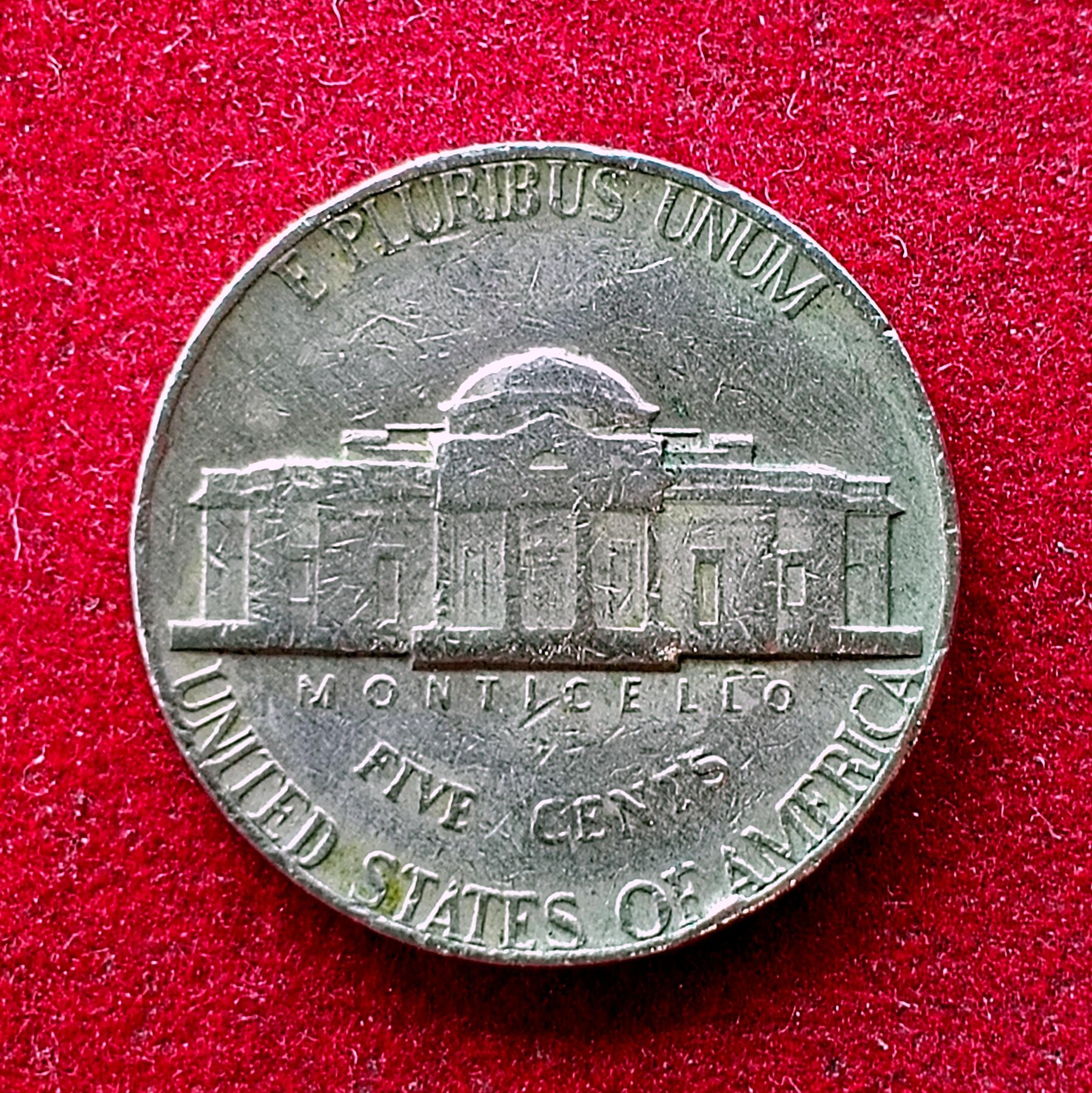 United States (USA) 5 Cents Jefferson Nickel 1976 Coin
