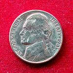 United States (USA) 5 Cents Jefferson Nickel 1983 Coin