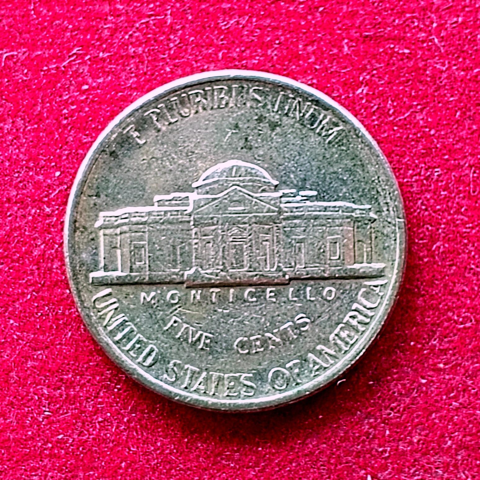 United States (USA) 5 Cents Jefferson Nickel 1984 Coin