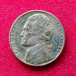 United States (USA) 5 Cents Jefferson Nickel 1984 Coin