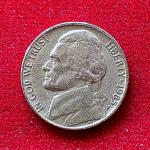 United States (USA) 5 Cents Jefferson Nickel 1985 Coin