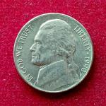 United States (USA) 5 Cents Jefferson Nickel 1990 Coin