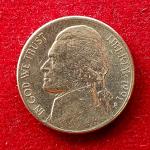 United States (USA) 5 Cents Jefferson Nickel 1991 Coin