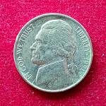 United States (USA) 5 Cents Jefferson Nickel 1991 Coin