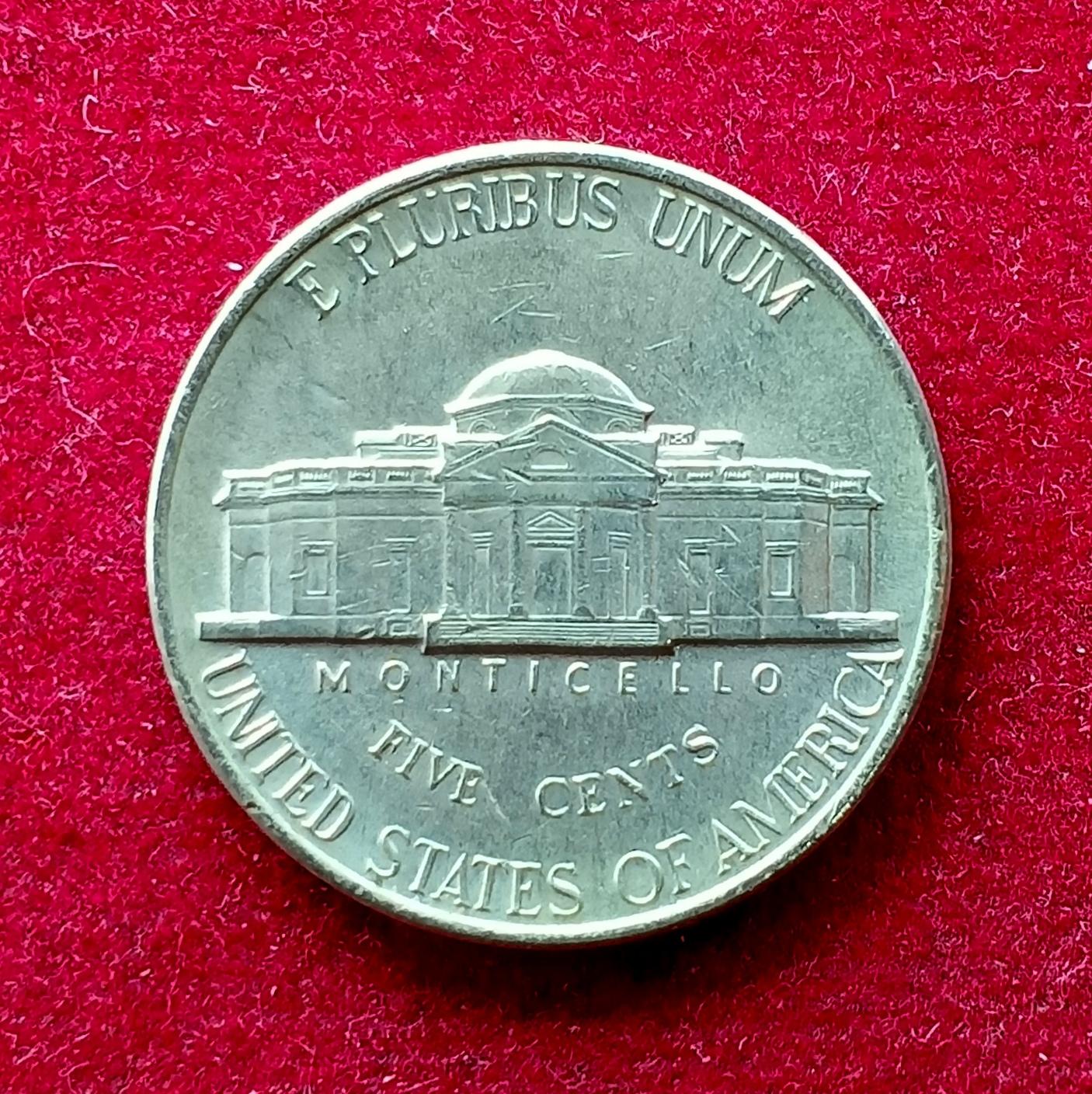 United States (USA) 5 Cents Jefferson Nickel 1992 Coin