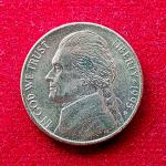 United States (USA) 5 Cents Jefferson Nickel 1995 Coin
