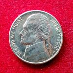 United States (USA) 5 Cents Jefferson Nickel 2000 Coin
