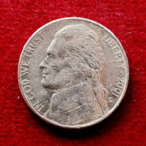 United States (USA) 5 Cents Jefferson Nickel 2001 Coin