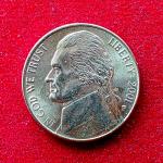 United States (USA) 5 Cents Jefferson Nickel 2001 Coin