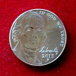 United States (USA) 5 Cents Jefferson Nickel 2013 Coin