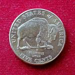 United States (USA) 5 Cents "Jefferson Nickel" Westward Journey, Bison 2005 Coin