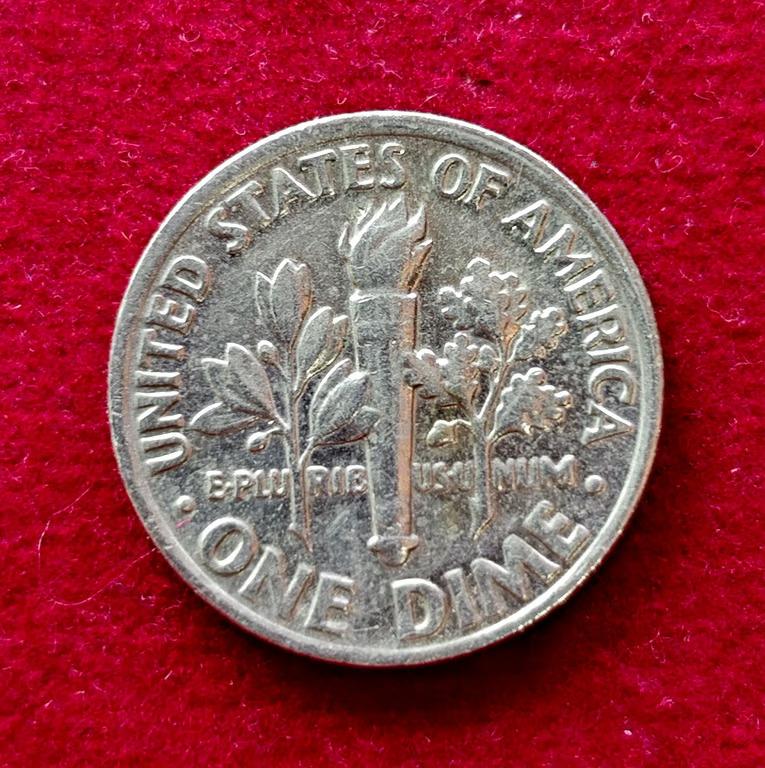 United States(USA) 1 Dime Roosevelt Dime 1989 Coin