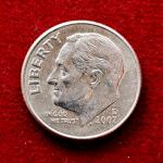 United States(USA) 1 Dime Roosevelt Dime 2002 Coin