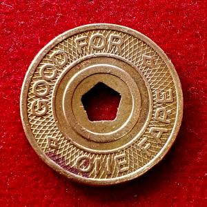 USA 1 Fare - New York City Transit Authority Token