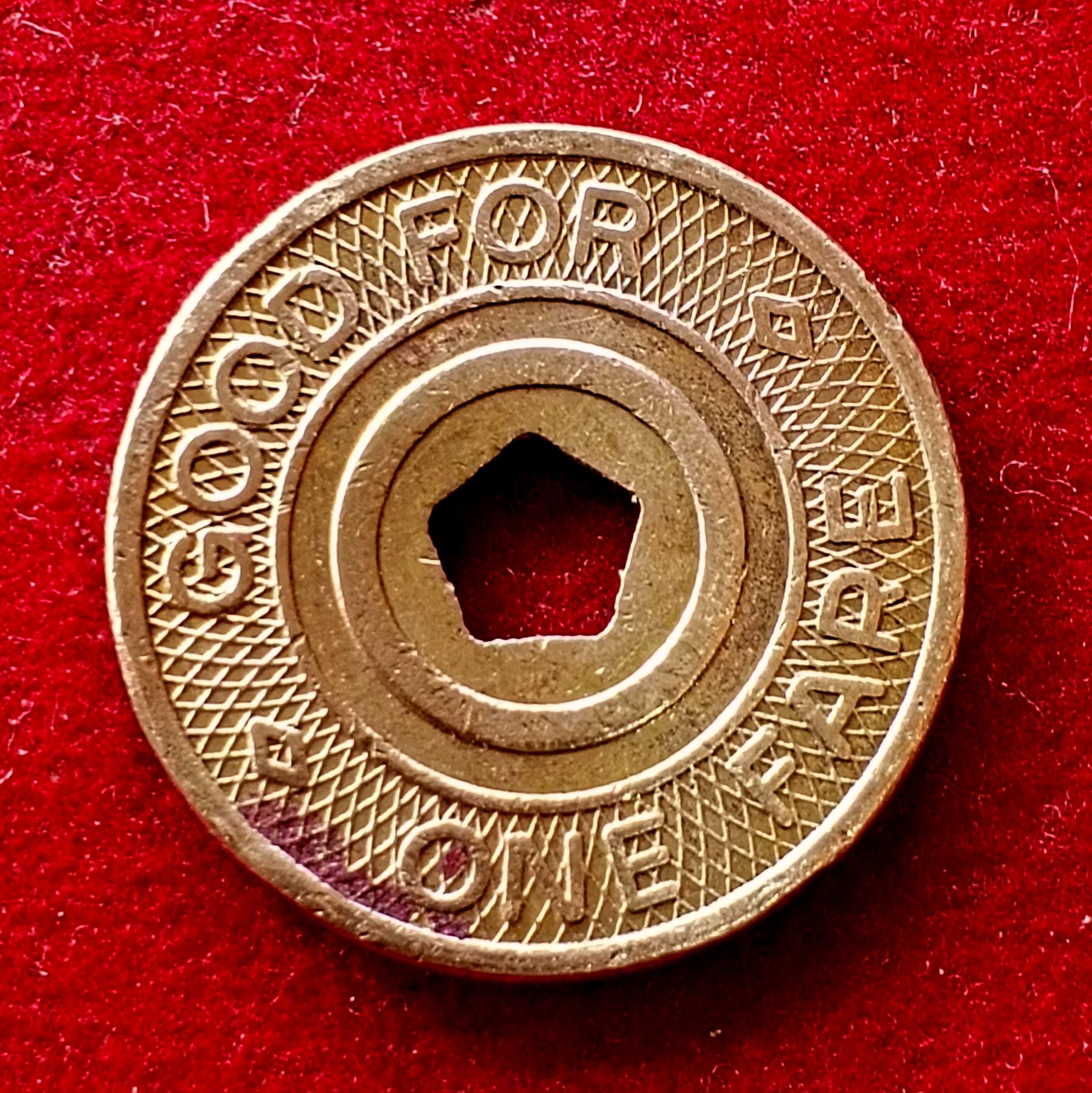 USA 1 Fare - New York City Transit Authority Token