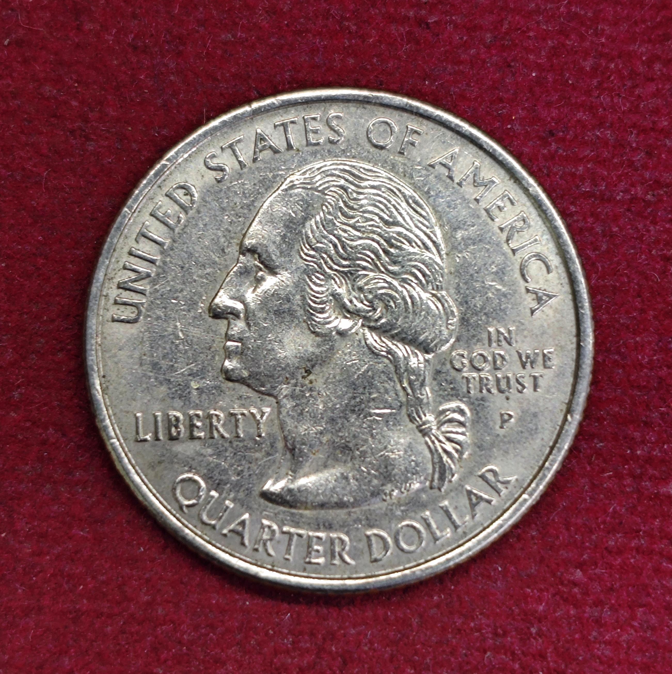 USA 1/4 Dollar "Washington Quarter" Maine 2003 Coin