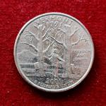 USA 1/4 Dollar Washington Quarter Vermont 2001 Coin  (D - Mint of Denver)