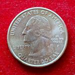 USA 1/4 Dollar Washington Quarter Vermont 2001 Coin (P - Mint of Philadelphia)