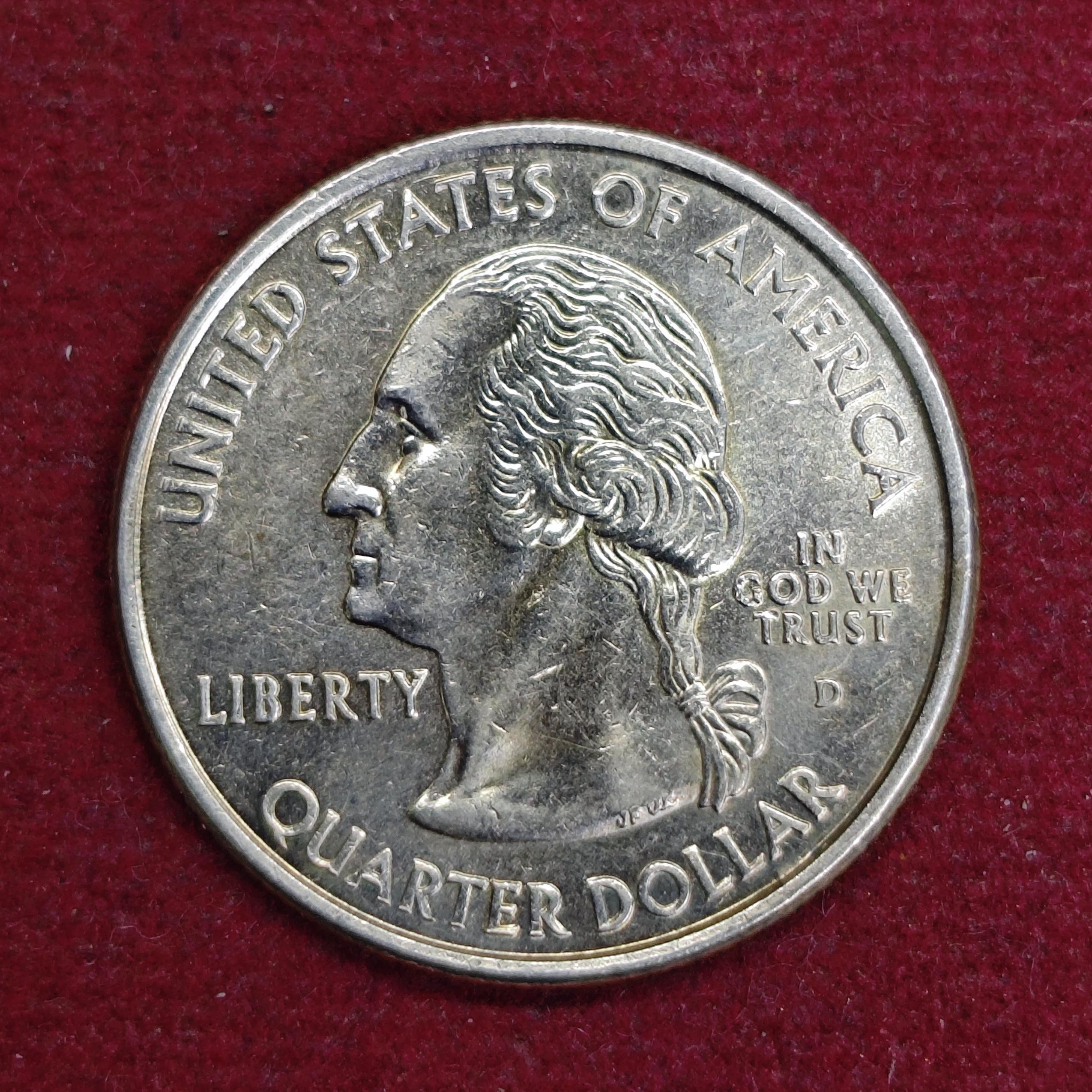USA ( United States) 1/4  Dollar "Washington Quarter" Arkansas 2003 Coin