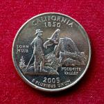 USA ( United States) 1/4 Dollar "Washington Quarter California 2005 Coin