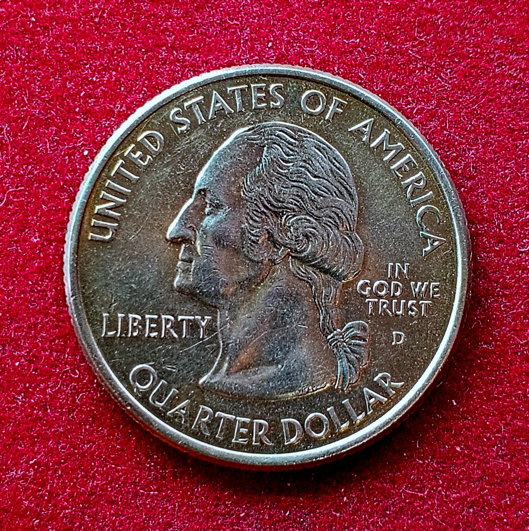 USA ( United States) 1/4 Dollar "Washington Quarter California 2005 Coin