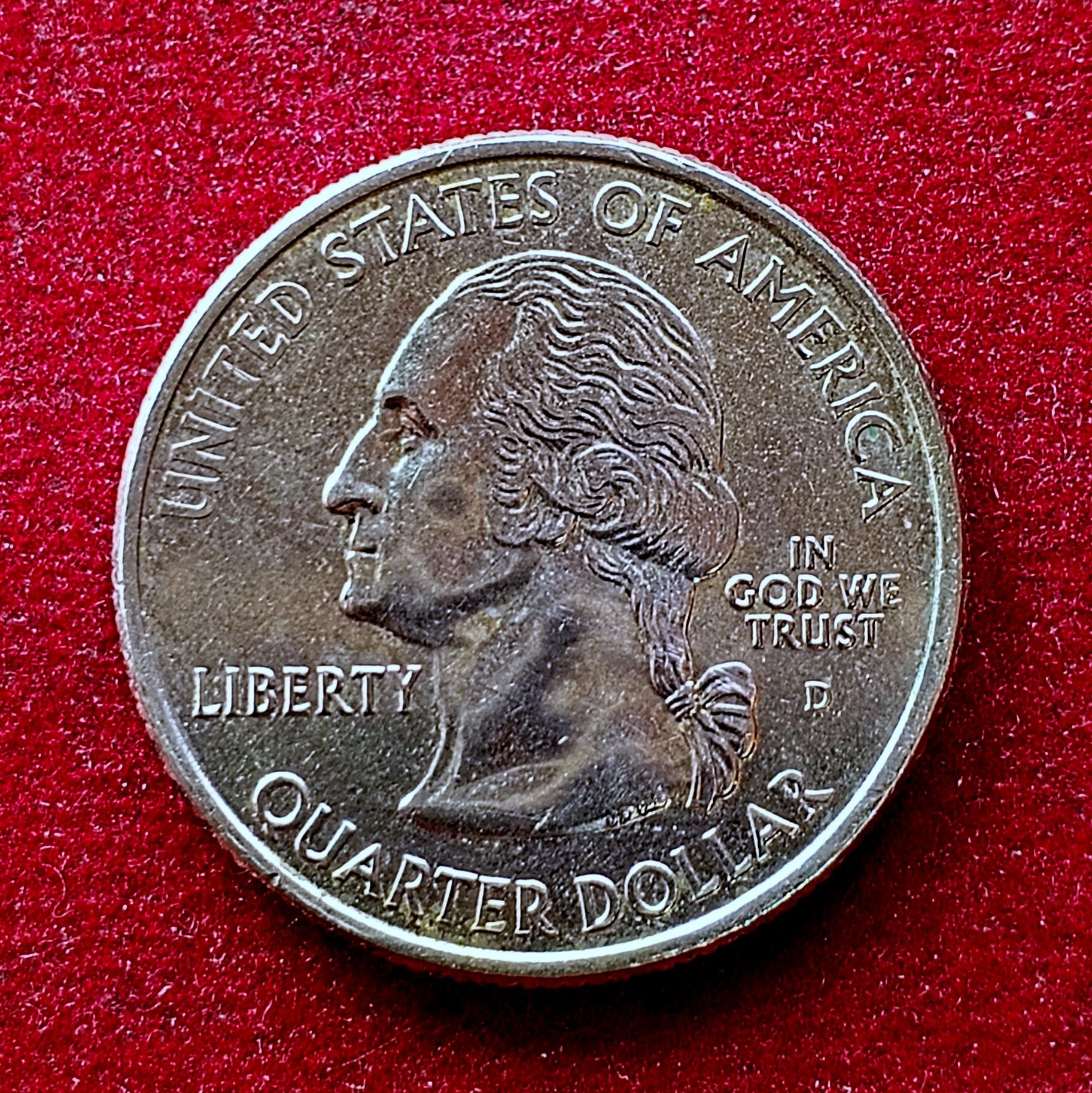 USA ( United States) 1/4 Dollar "Washington Quarter  Colorado  2006  Coin (D - Mint of Denver)