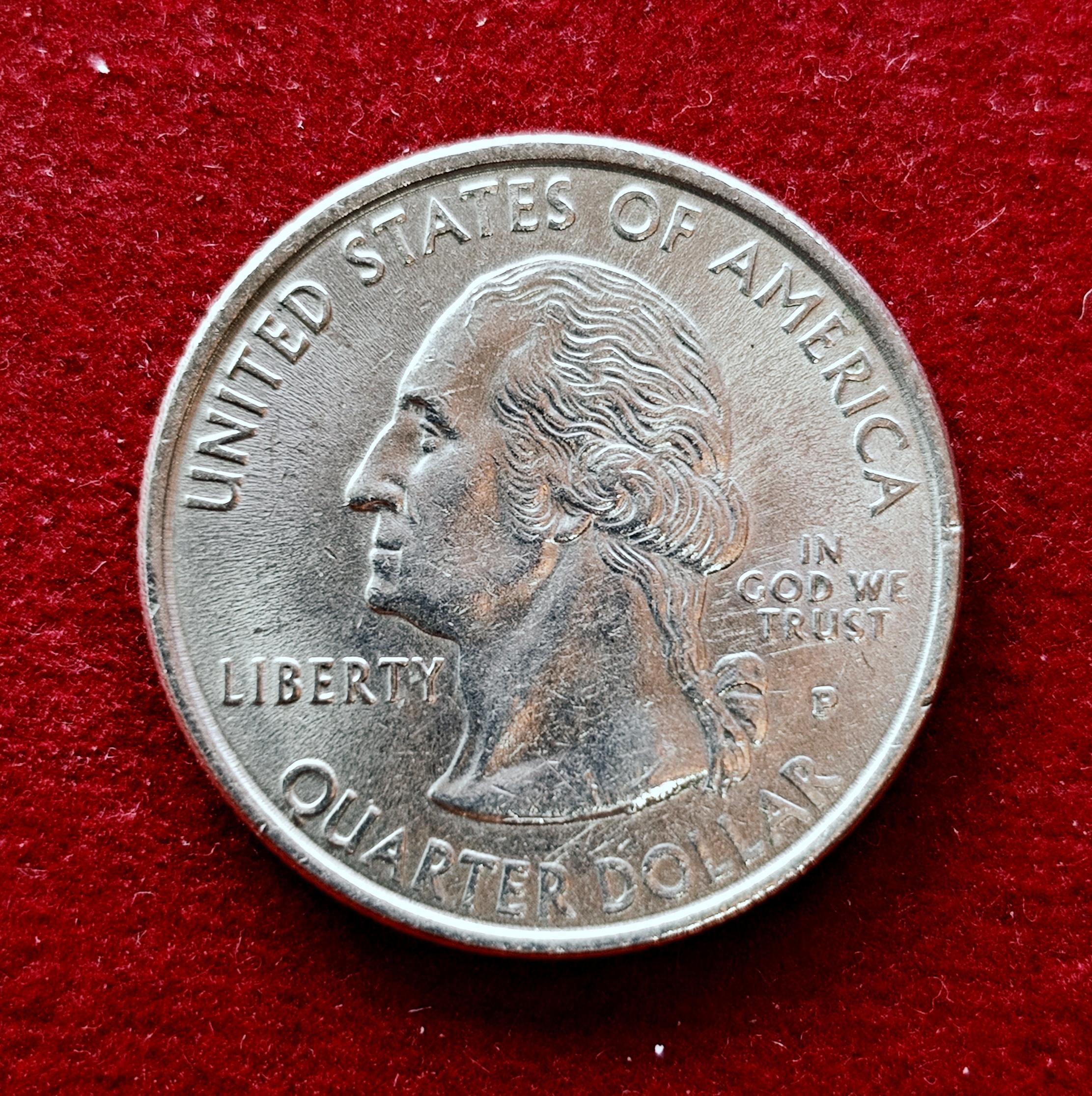 USA ( United States) 1/4  Dollar "Washington Quarter"  Delaware 1999 Coin (D - Mint of Denver)