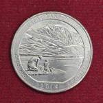 USA ( United States) 1/4  Dollar "Washington Quarter" Great Sand Dunes, Colorado 2014 Coin