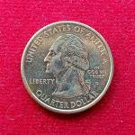 USA ( United States) 1/4  Dollar "Washington Quarter"  Indiana 2002 Coin   (D - Mint of Denver)