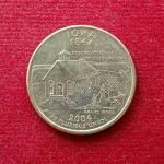 USA ( United States) 1/4 Dollar “Washington Quarter” Iowa 2004 Coin