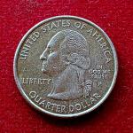 USA ( United States) 1/4 Dollar "Washington Quarter  Louisiana State  2002 Coin (P - Mint of Philadelphia)