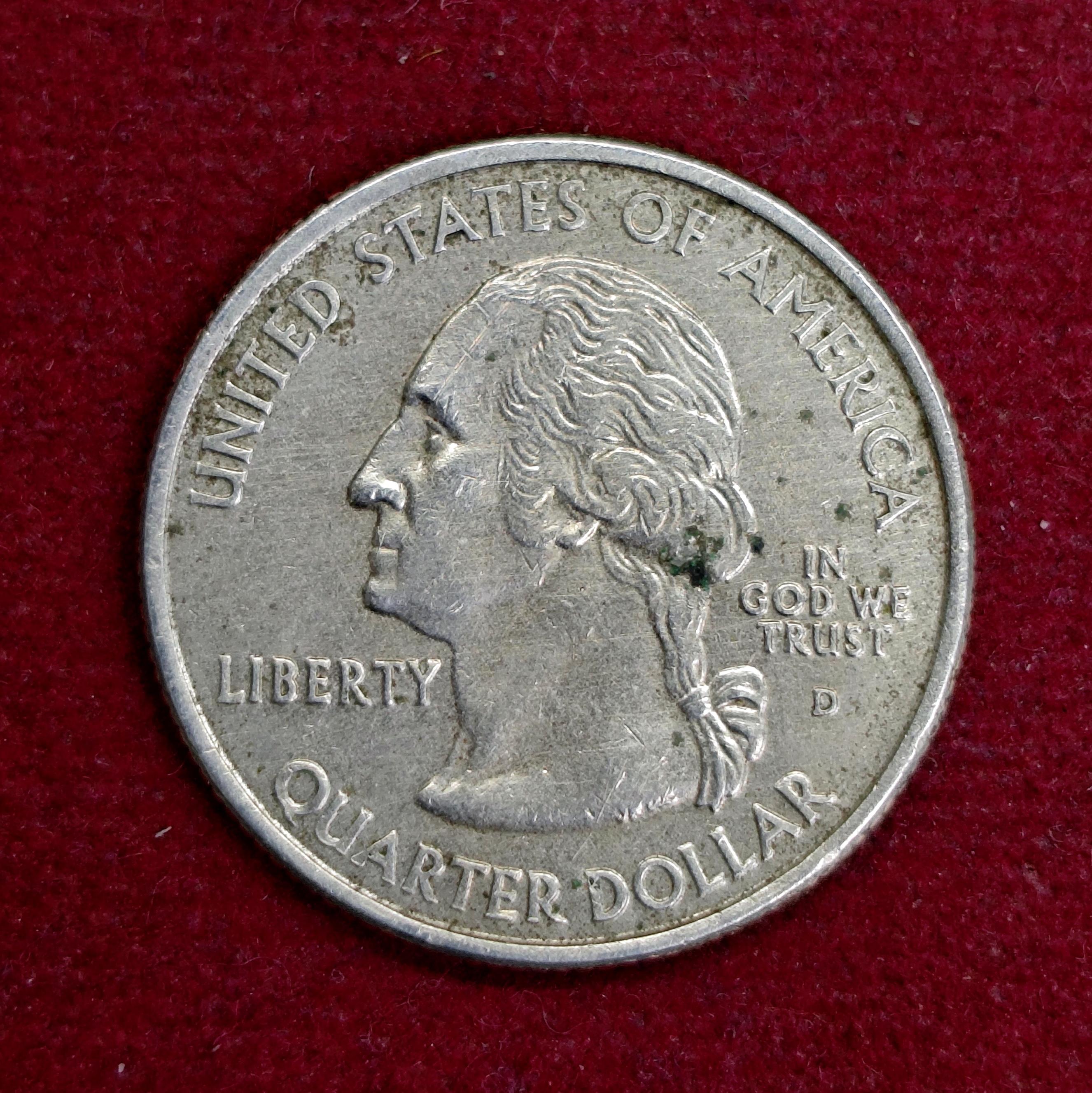 USA ( United States) 1/4 Dollar "Washington Quarter" Texas 2004 Coin